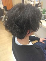 アメイジングヘアー 中沢店(AMAZING HAIR) メンズパーマ/マッシュパーマ/メンズカット/黒髪/センター分け