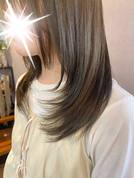 オノマトペ 顔周りレイヤースタイル