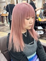 ロア 福岡天神本店(LORE)&nbsp;ダブルカラーベージュカラーケアブリーチカラーハイトーンカラー