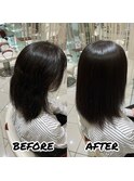 髪質改善ストレート