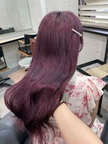 ベレーザ 渋谷(BELEZA)&nbsp;9546髪質改善ラベンダーパープルパープルブラックレイヤーロング