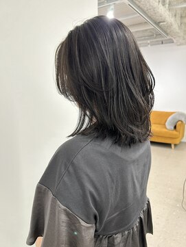 ノウハウ タニマチ(KNOWHOW tanimachi) 顔まわりレイヤーと秋色カラー似合わせミディアム