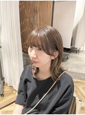 前髪パーマ×顔まわりカット
