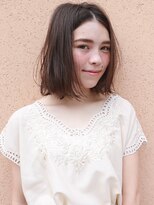 ローブ アオヤマ(LOAVE AOYAMA)&nbsp;【LOAVE】コテ無し ナチュラルロブ / シアーアッシュ