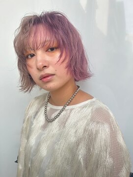 スリーバイベルベット(THREE...by velvet) ツートンカラー♪ブリーチカラー/ミルクティー/オージュア