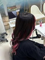 ケンジ 平塚 アネッタ(KENJE annetta)&nbsp;《インナーカラー》ビビットピンク