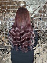 ラブスタシー 博多店(LOVESTASY)&nbsp;ワインレッドカラーロング！