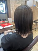 切りっぱなしボブ