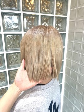 ボアップ 難波店(boappu) #ブロンドカラー#ブリーチカラー#ブリーチ#ハイトーン