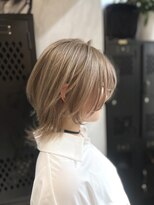 ヴァイス 渋谷店(VAICE)&nbsp;ミルクティーベージュ/ウルフカット/推しカラー