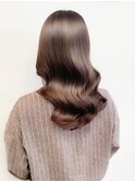 ピンクグレープフルーツ透明感抜群こなれ大人可愛いピンクへア