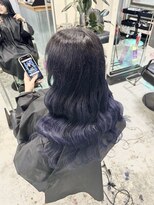 エデン 福岡店(EDeN) ネイビーカラー/グラデーション/エクステごとカラー
