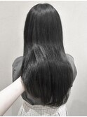 髪質改善＊透明感暗髪グレージュカラー