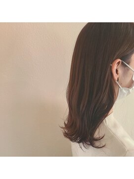 クア 北千住別邸(qua) 伸ばしかけの方にもピッタリ ニュアンスミディヌーディーピンク