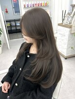 アマトウキョウスマートサロン(AMA TOKYO×Smart Salon) オリーブグレージュ グレージュ 透明感カラー