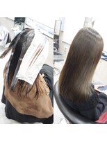 ヘアテリア リュウ 大塚(hair teria ryu) 縮毛矯正/髪質改善縮毛矯正/前髪縮毛矯正/表面ハーフ矯正