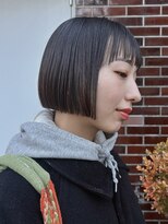 シベルバレー 横浜(sibell)&nbsp;▽切りっぱなしボブ/丸みボブ/前髪あり/ミニボブ/20代30代
