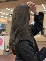 パークレーン アイス イヴェン(park lane ICI yeven) ブリーチなしグレージュチョコブラウンミディアムレイヤー