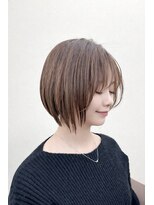 ブラウン(Brown) レイヤーボブ