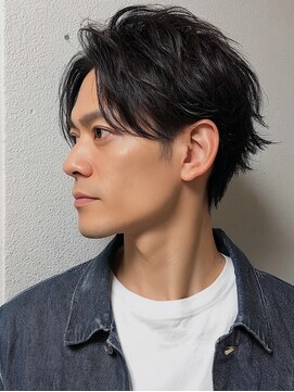 クリックプラス 小倉(Click plus) 小倉/刈り上げセンターパート/波巻きツイストスパイラル