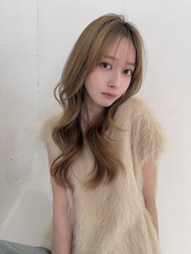 アース コアフュールボーテ 柏崎店(EARTH coiffure beaute) ナチュラルベージュ_ヨシンモリ_顔周りレイヤー_レイヤーカット