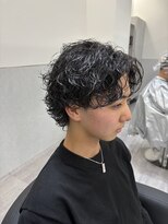 ビカムメンズヘアー 栄店(become men's hair)&nbsp;人気ウルフパーマサーフカール