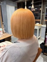 トランクヘアデザイン 大宮(TRUNK hair design) 切りっぱなし×オレンジベージュ