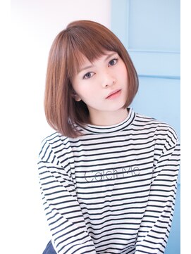 ヘアーアンドファッションシオミエイチ (hair＆fashion shiomi H) 【shiomi H】大人のシンプルボブ