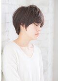 joemiネイビーカラーフレンチボブマニッシュショート 花野