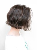 《TOPHAIR玉島/べりー》切りっぱなしボブ×グレージュ