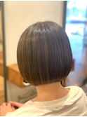 〈Meret〉重めレイヤーボブ×オリーブアッシュ