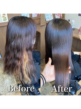 メゾンドデイアンドナイト(Maison de Day&Night) 【髪質改善】栗さんの髪質改善♪[髪質改善/トリートメント]