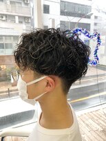 ヘッズ 本八幡店(HEADS)&nbsp;メンズショート　マッシュ　センターパート　メンズパーマ