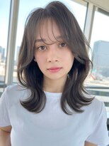 バイオレットジェム(Violet`jem)&nbsp;20代30代40代　シースルーくびれレイヤーグレージュカラー