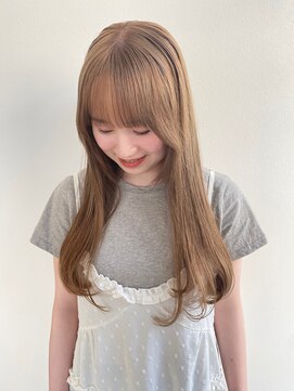 コト 福井大和田店(coto) 福井　ミルクティーベージュ　ブリーチ　ダブルカラー　髪質改善