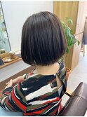【白髪染め可】ボブショート ビフォアー＆アフター/白髪ぼかし
