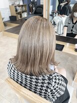 ヘアアンドメイク ルシア 奈良店(hair & make Lucia)&nbsp;ミルクティーベージュ
