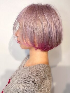 リコラックスビー 中百舌鳥(LICO LUXBE) グラデーションピンクボブ