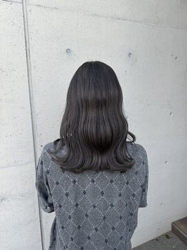 アチーブ ヘア デザイン(achieve hair design) グレージュニュアンスカラー艶カラー透明感ゆるふわウェーブ