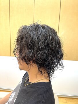 マキシム ナカイ(MAXIM NAKAI) 大人の波巻きスパイラルパーマミディアムロングメンズカットヘア