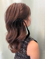 マーズ(Hair&Make Mars+)&nbsp;耳掛けのダウンスタイル