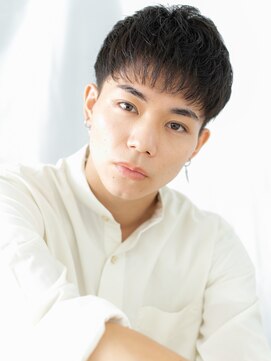 グルーミングサロン バーバー キャッスル 北浦和西口(Grooming salon Barber Castle) 20代30代ベリーショート黒髪フェザーマッシュd北浦和