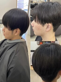 ザワン(The one)の写真/地毛のような自然な仕上がりのメンズストレートは《The　one》にお任せ◎毎日のスタイリングも簡単に★