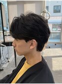 曲がる縮毛矯正 ニュアンスパーマ センターパート