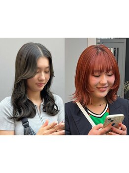 【大阪梅田徒歩3分】トレンド×似合わせが得意なサロンSi◎顔周りレイヤーカットでトレンドスタイルへ*