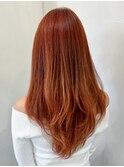 ロング美髪韓国ヘア顔周りレイヤー前髪カット_ba547082