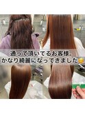 髪質改善/縮毛矯正/美髪/艶髪/弱酸性縮毛矯正/美髪ストレート