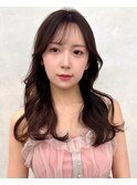 韓国レイヤー/ワインレッド/マロンベージュ/イメチェン/幡ヶ谷