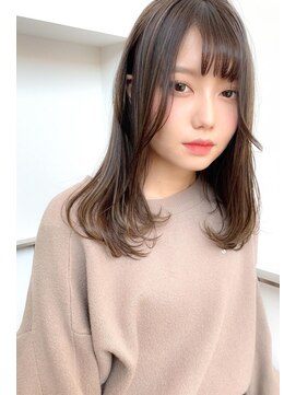 ヘアーズ ベリー 住道店(hairs BERRY) BERRYブロンドベージュ似合わせカット大人レイヤ-ミディアッシュ