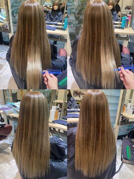 6Dエクステ 板橋店 ブラウンカラーとハイライト